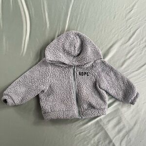Cozy Green Babies Sherpa Hoodie